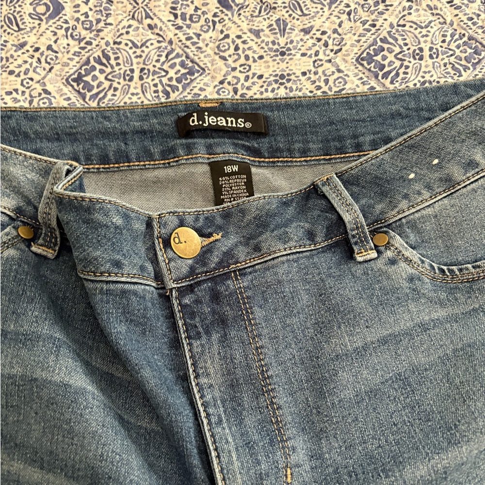 d. jeans Women's High Rise Blue Jeans